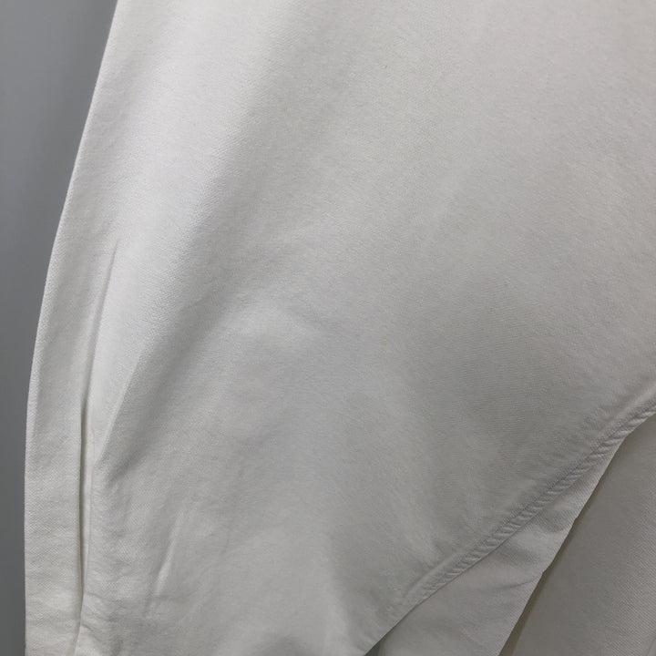 Ralph Lauren long sleeve button down shirt, men's size L cotton white type Vintage Second Hand
