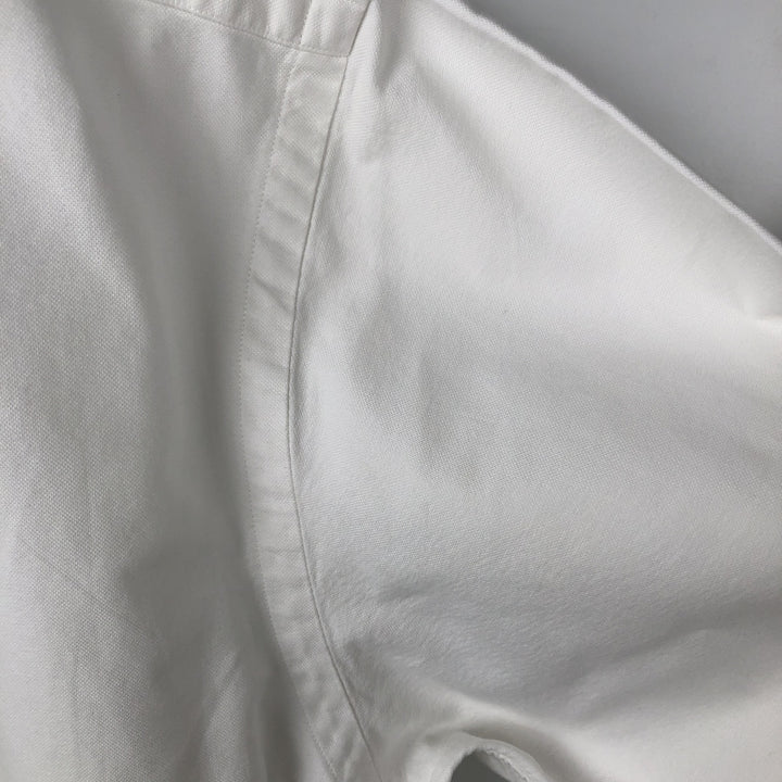 Ralph Lauren long sleeve button down shirt, men's size L cotton white type Vintage Second Hand