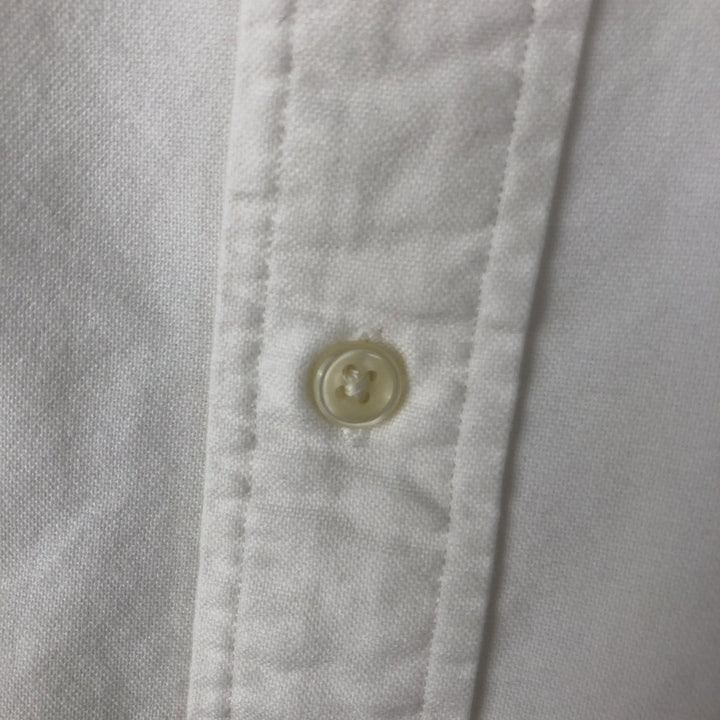 Ralph Lauren CUSTOM FIT long sleeve button down shirt, men's size L cotton white type Vintage Second Hand