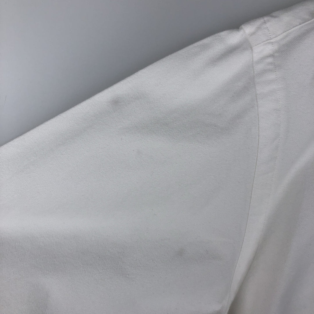 Ralph Lauren CUSTOM FIT long sleeve button down shirt, men's size L cotton white type Vintage Second Hand