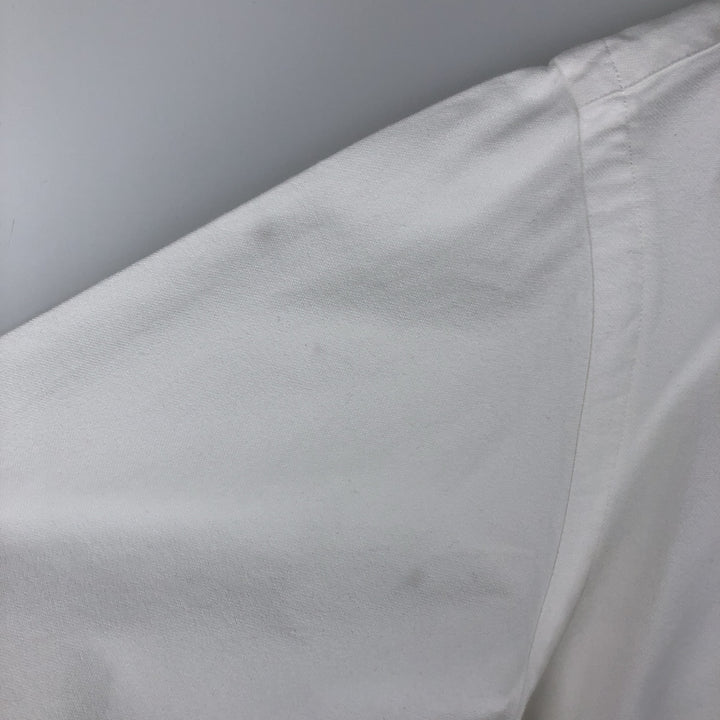 Ralph Lauren CUSTOM FIT long sleeve button down shirt, men's size L cotton white type Vintage Second Hand