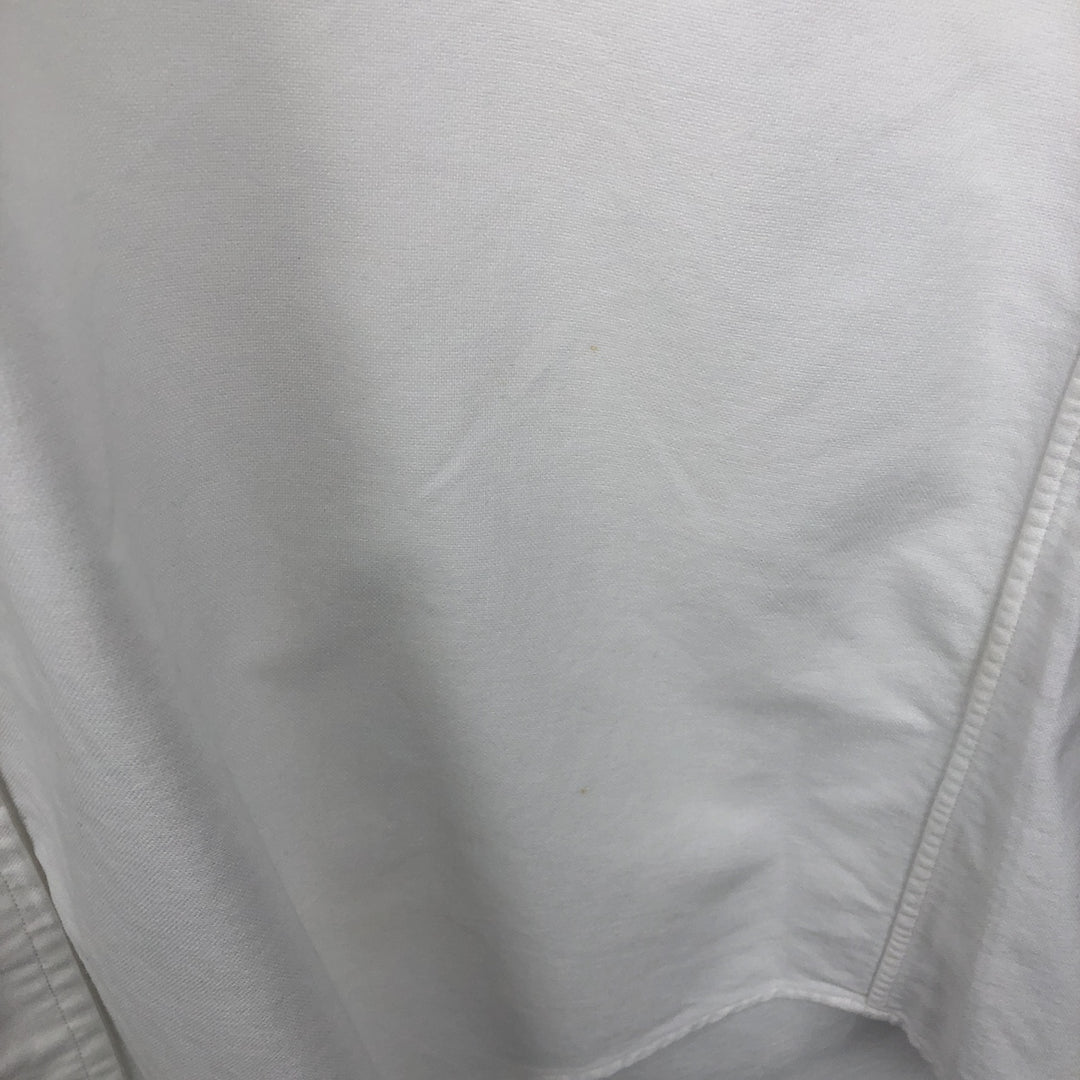Ralph Lauren YARMOUTH long sleeve button down shirt, men's size M cotton white type Vintage Second Hand