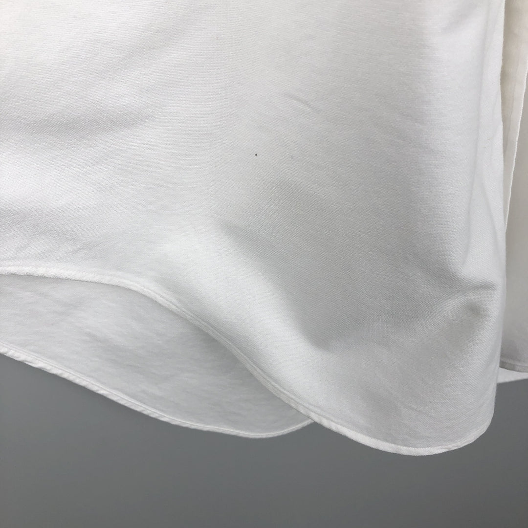Ralph Lauren YARMOUTH long sleeve button down shirt, men's size M cotton white type Vintage Second Hand