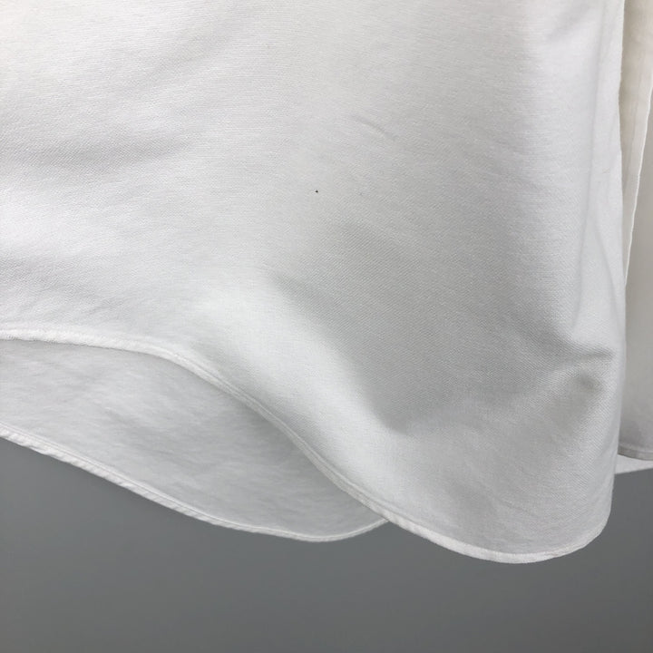Ralph Lauren YARMOUTH long sleeve button down shirt, men's size M cotton white type Vintage Second Hand