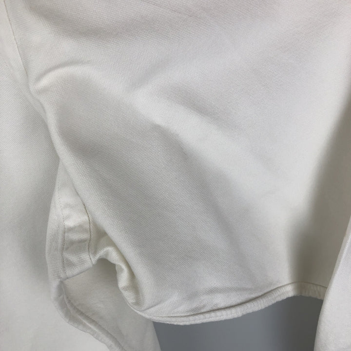 Ralph Lauren long sleeve button down shirt, men's size M cotton white type Vintage Second Hand