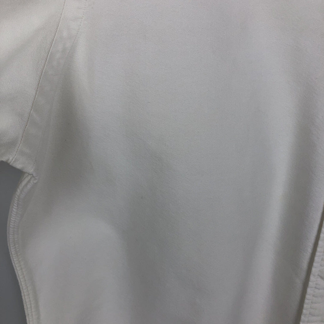 Ralph Lauren long sleeve button down shirt, men's size M cotton white type Vintage Second Hand