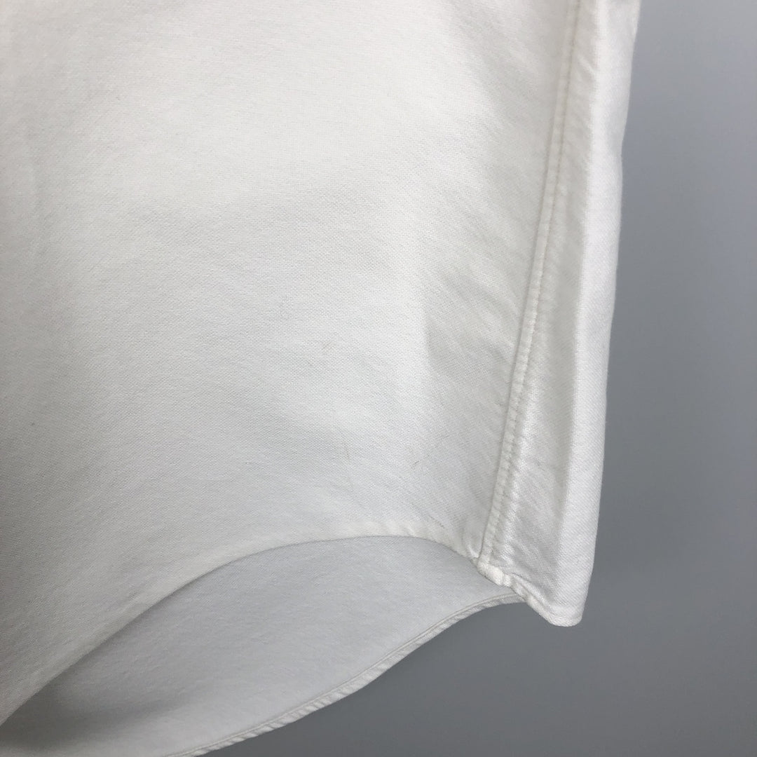 Ralph Lauren long sleeve button down shirt, men's size M cotton white type Vintage Second Hand