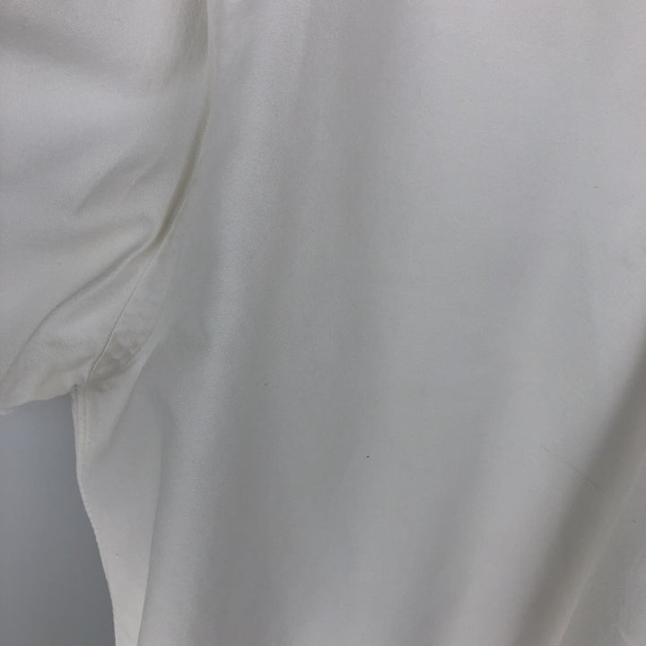 Ralph Lauren long sleeve button down shirt, men's size M cotton white type Vintage Second Hand