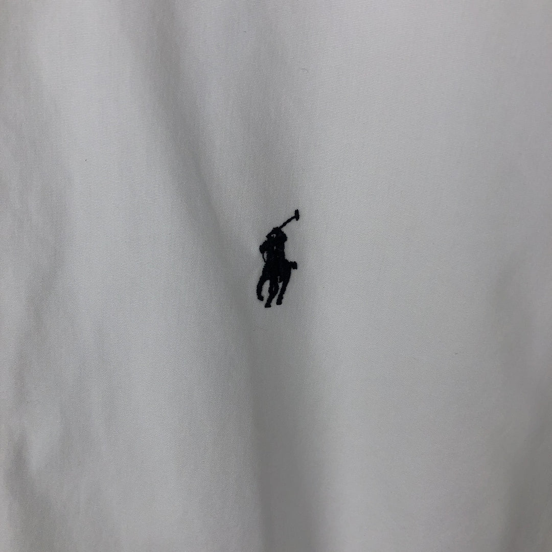 Ralph Lauren CUSTOM FIT long sleeve button down shirt, men's size M cotton white type Vintage Second Hand