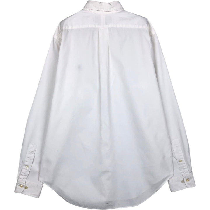 Ralph Lauren Classic Fit Long Sleeve Button Down Shirt Men's M cotton white type Vintage Second Hand