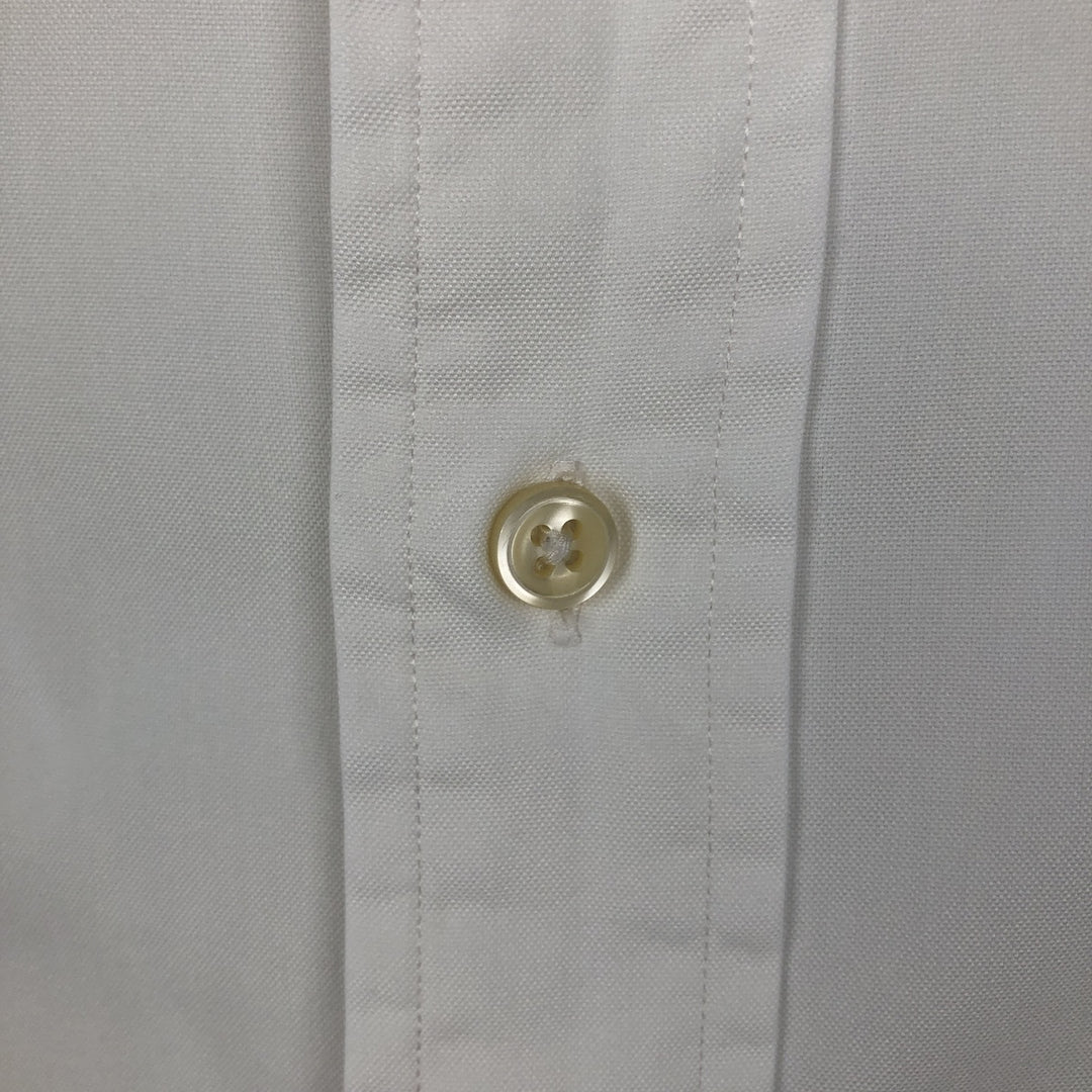 Ralph Lauren Classic Fit Long Sleeve Button Down Shirt Men's M cotton white type Vintage Second Hand
