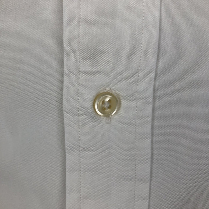 Ralph Lauren Classic Fit Long Sleeve Button Down Shirt Men's M cotton white type Vintage Second Hand