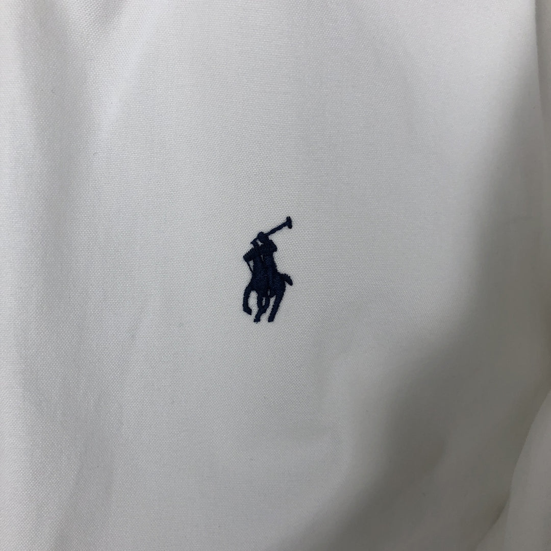 Ralph Lauren Classic Fit Long Sleeve Button Down Shirt, Men's Size L cotton white type Vintage Second Hand
