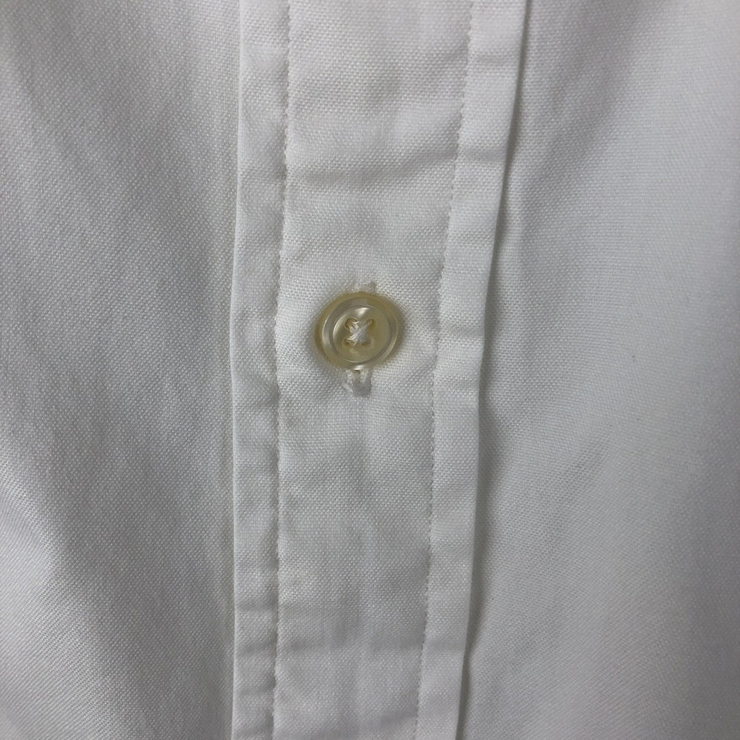 Ralph Lauren Classic Fit Long Sleeve Button Down Shirt, Men's Size L cotton white type Vintage Second Hand