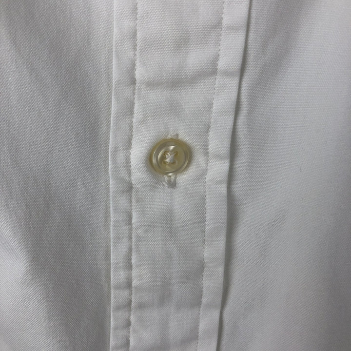 Ralph Lauren Classic Fit Long Sleeve Button Down Shirt, Men's Size L cotton white type Vintage Second Hand