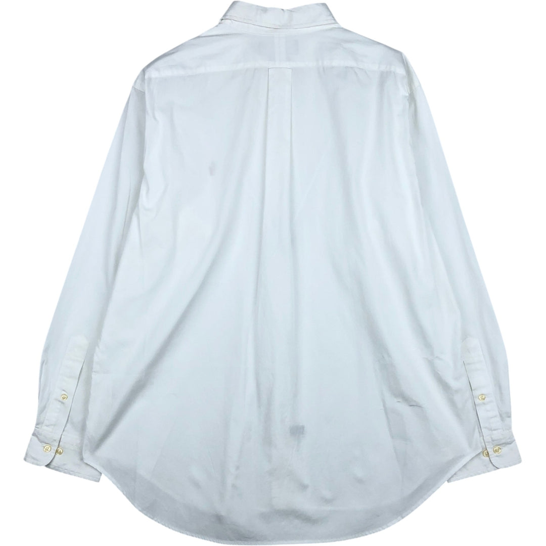 Ralph Lauren CLASSIC FIT Long-Sleeve Button-Down Shirt, Men's Size XL (equivalent) cotton white type Vintage Second Hand