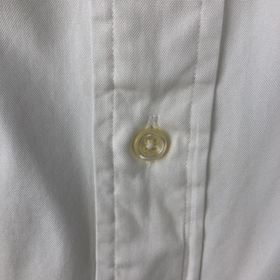 Ralph Lauren CLASSIC FIT Long-Sleeve Button-Down Shirt, Men's Size XL (equivalent) cotton white type Vintage Second Hand