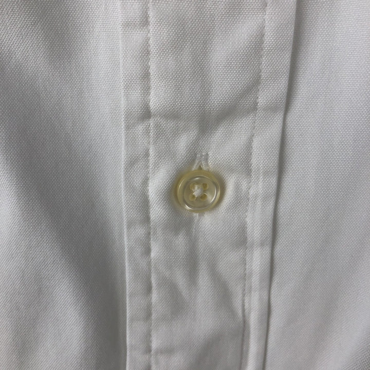 Ralph Lauren CLASSIC FIT Long-Sleeve Button-Down Shirt, Men's Size XL (equivalent) cotton white type Vintage Second Hand