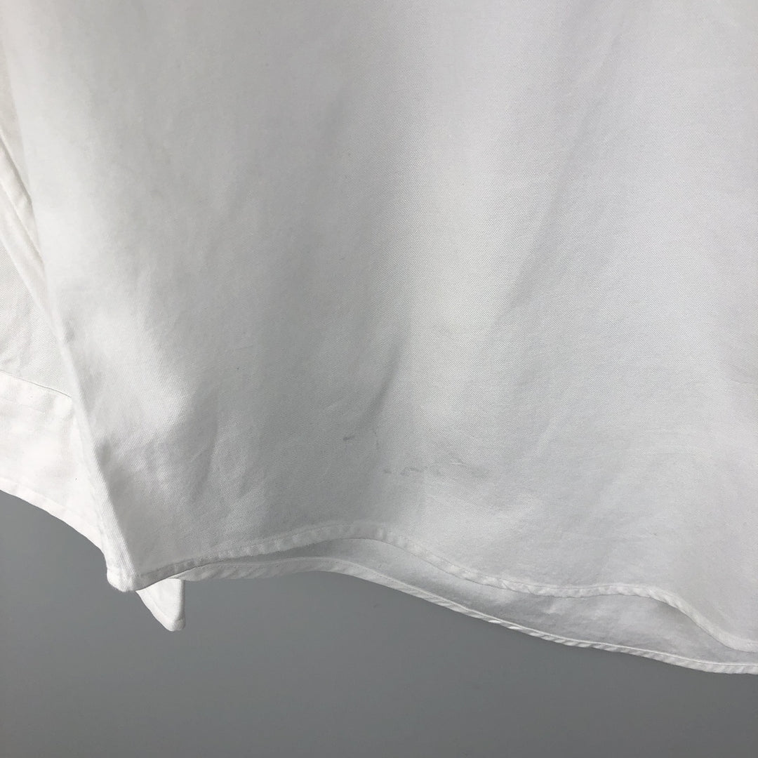 Ralph Lauren CLASSIC FIT Long-Sleeve Button-Down Shirt, Men's Size XL (equivalent) cotton white type Vintage Second Hand