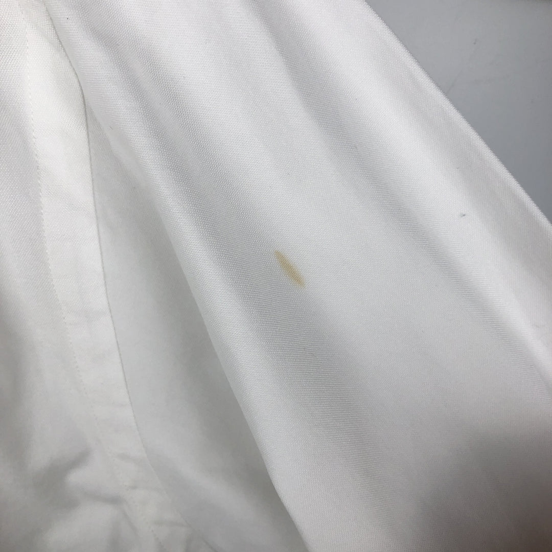 Ralph Lauren CLASSIC FIT Long-Sleeve Button-Down Shirt, Men's Size XL (equivalent) cotton white type Vintage Second Hand