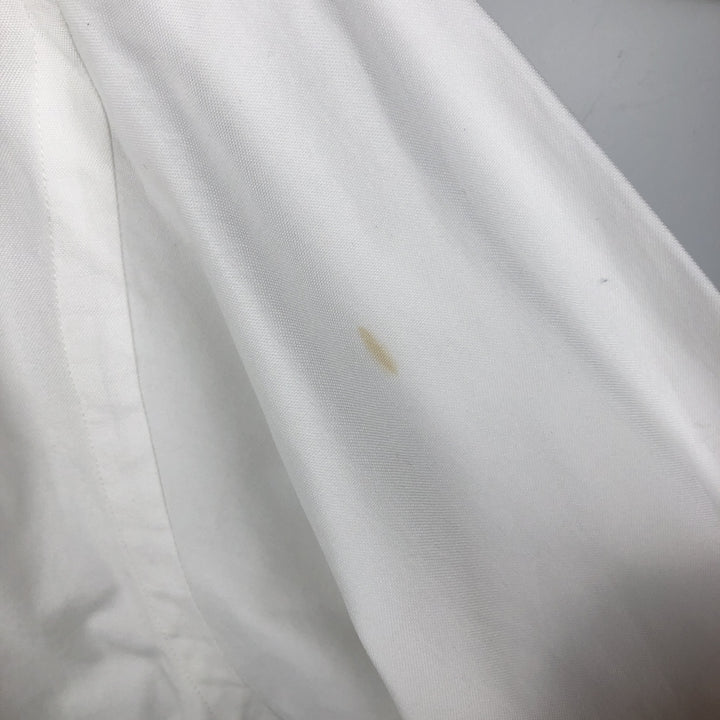 Ralph Lauren CLASSIC FIT Long-Sleeve Button-Down Shirt, Men's Size XL (equivalent) cotton white type Vintage Second Hand