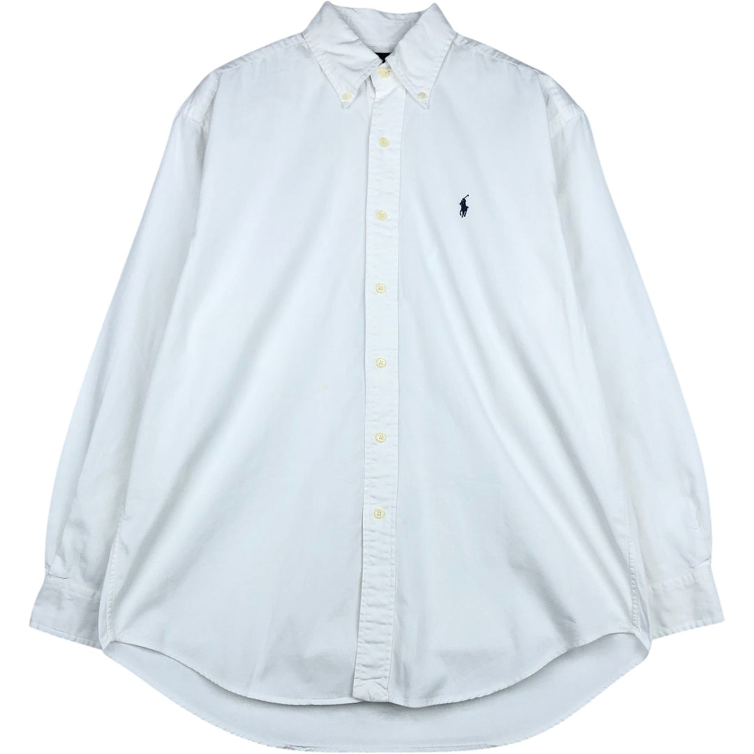 Ralph Lauren BLAIRE, made in the Northern Mariana Islands, men's size M (equivalent). cotton white type Vintage Second Hand