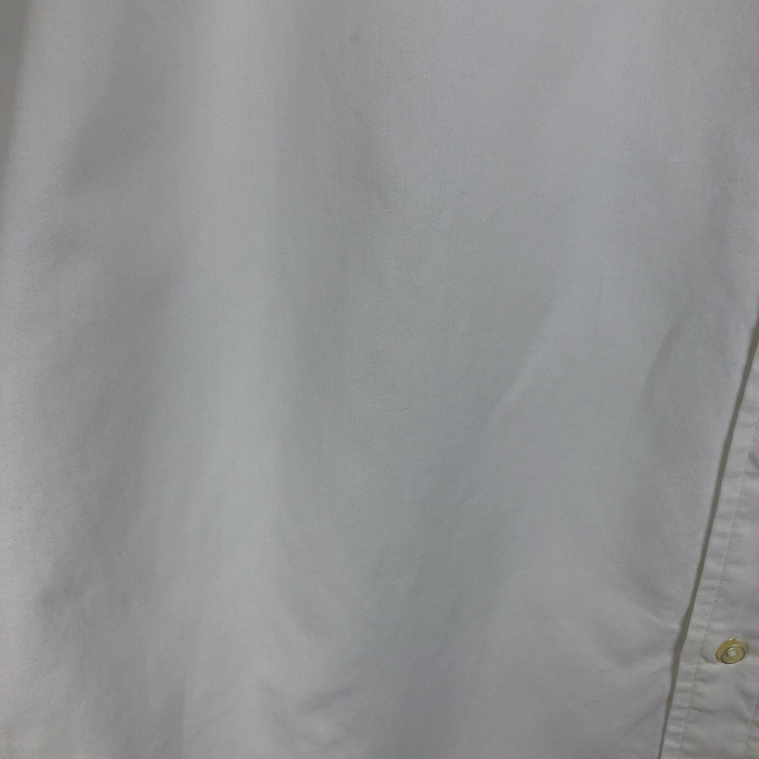 Ralph Lauren Classic Fit Long Sleeve Button Down Shirt, Men's Size L cotton white type Vintage Second Hand