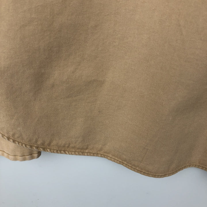 Ralph Lauren POLO by Ralph Lauren long sleeve cotton shirt, men's XL size cotton Beige type Vintage Second Hand