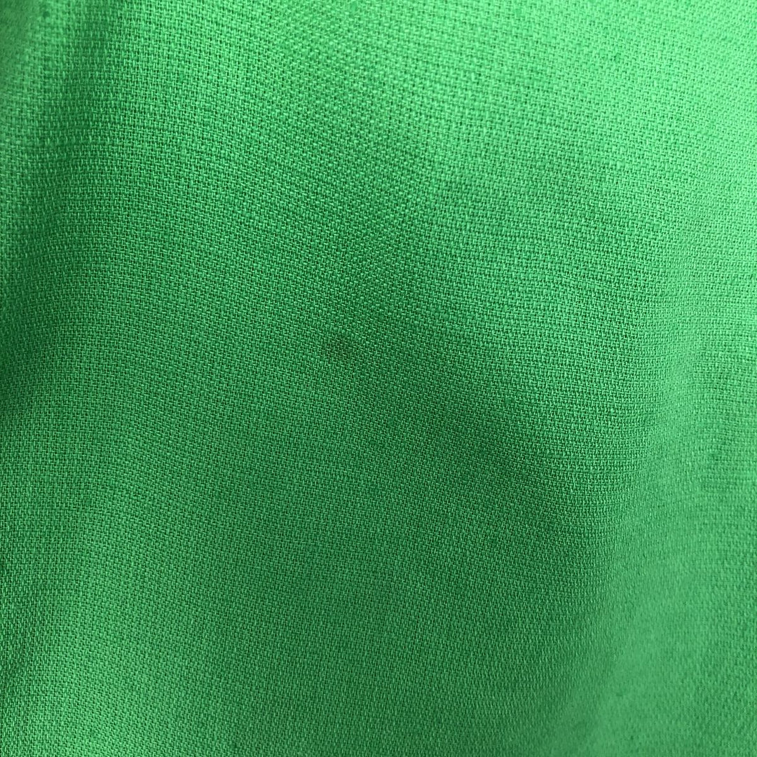 Ralph Lauren POLO by Ralph Lauren Short-Sleeve Linen x Cotton Shirt, Men's Size L (approx.) linen green type Vintage Second Hand