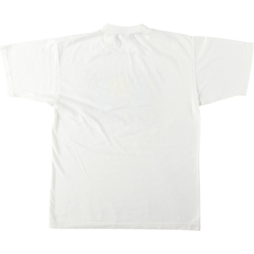 New Impulse DESIGN LOONEY TUNES Tweety Character Print T-Shirt (Men's Size L) unclear white type Vintage Second Hand