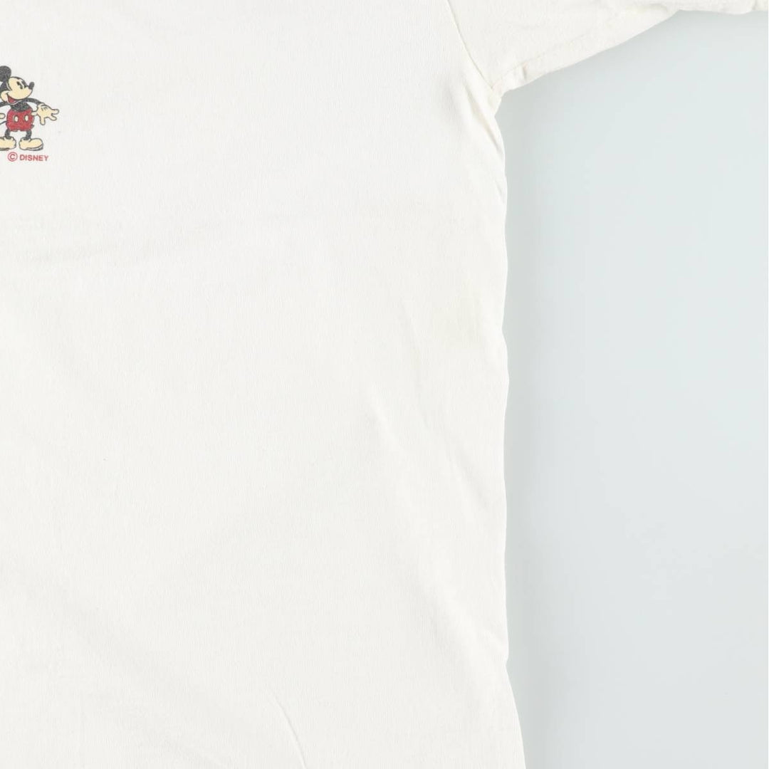 ~90'S Mickey And Co. MICKEY MOUSE Character Print T-Shirt, Made in USA, Men's XL equivalent, Vintage cotton white type Vintage Second Hand