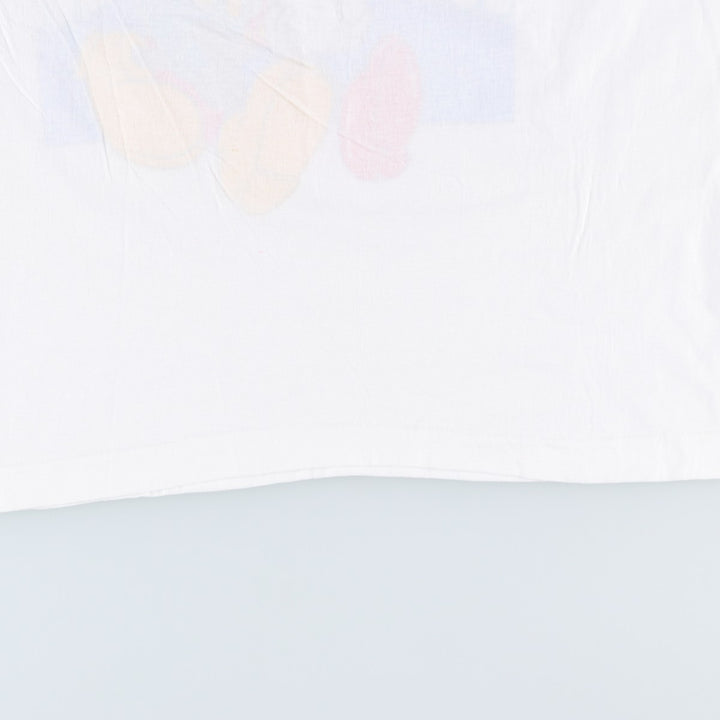 ~90'S VECTA MICKEY MOUSE Mickey Mouse Character Print T-Shirt, Men's Size L (Equivalent), Vintage cotton white type Vintage Second Hand