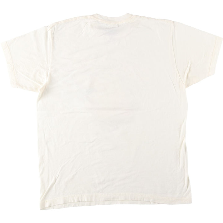My Neighbor Totoro Anime Character Print T-Shirt (Men's Size L) cotton ivory Vintage Second Hand