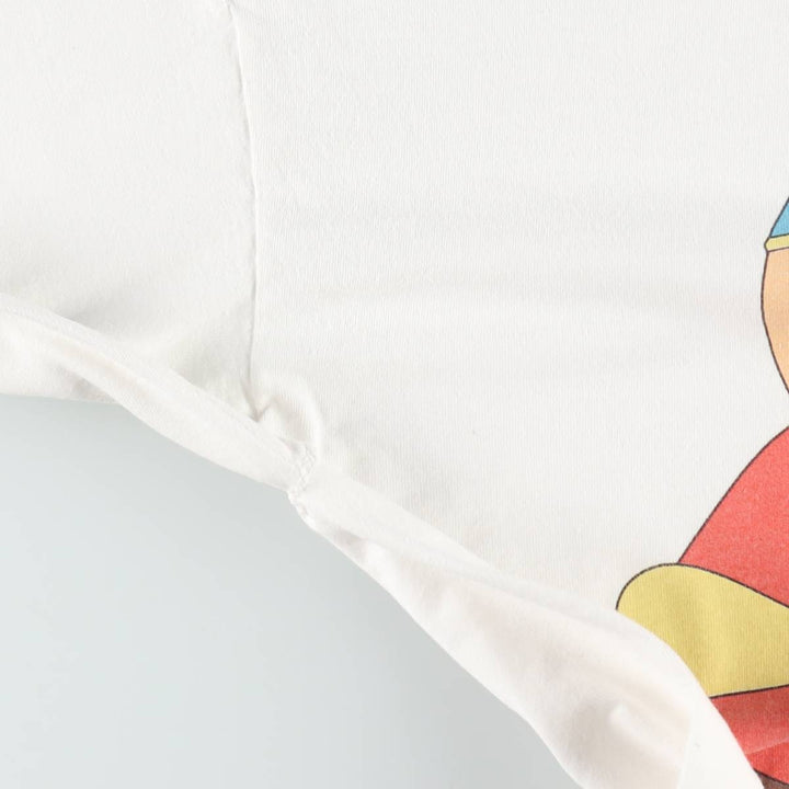 90'S Screen Stars South Park Cartman Character Print T-Shirt, Men's XL (approx.), Vintage unclear white type Vintage Second Hand