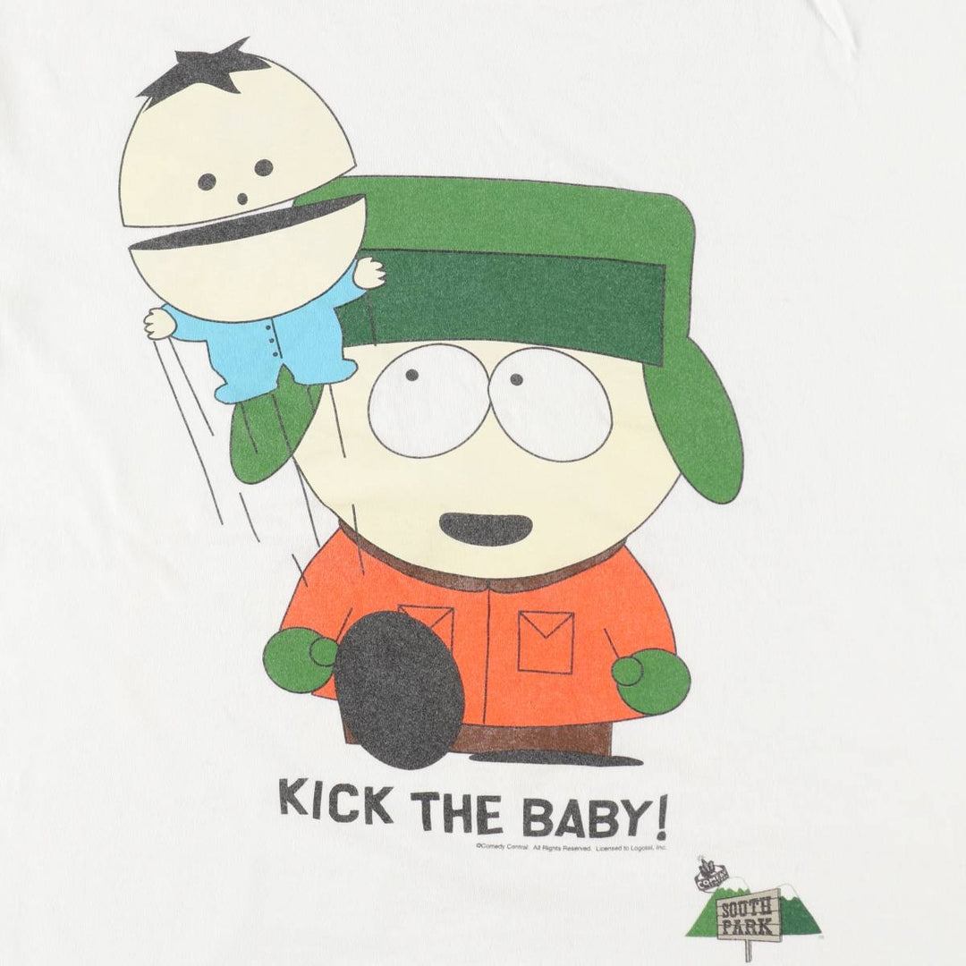Gildan South Park Character Print T-Shirt, Men's Size XL cotton white type Vintage Second Hand