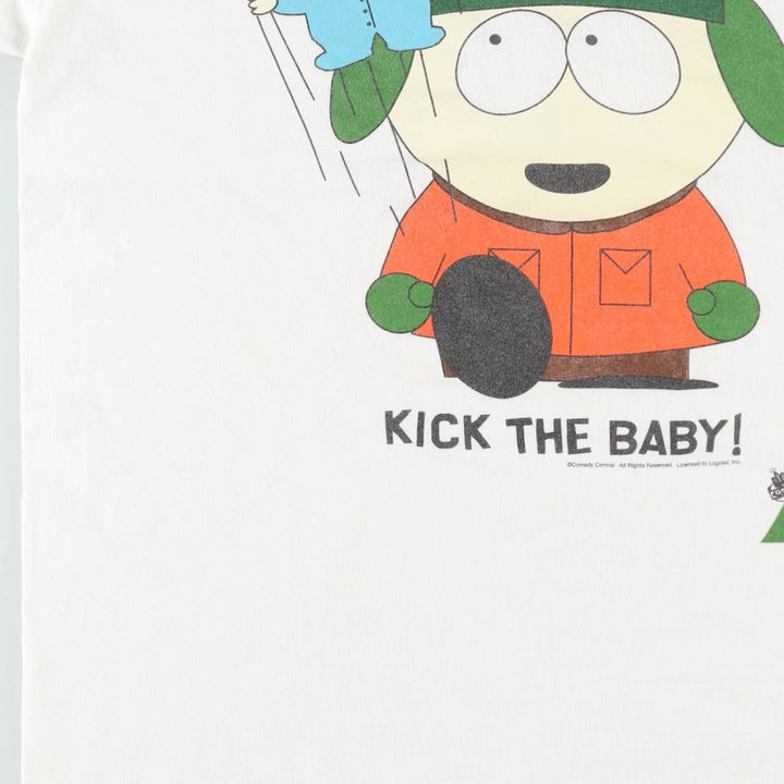 Gildan South Park Character Print T-Shirt, Men's Size XL cotton white type Vintage Second Hand