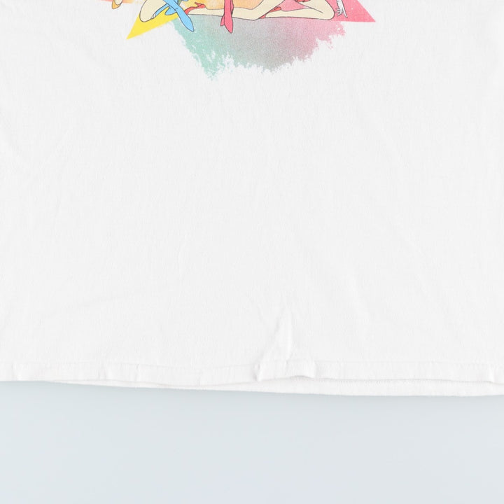 SAILOR MOON Sailor Moon Anime Character Print T-Shirt Men's XL cotton white type Vintage Second Hand