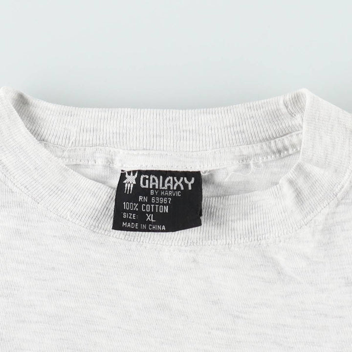 ~90'S GALAXY BY HARVIC Looney Tunes Dizzy De Ville Character Print T-Shirt Men's XL equivalent Vintage cotton gray type Vintage Second Hand