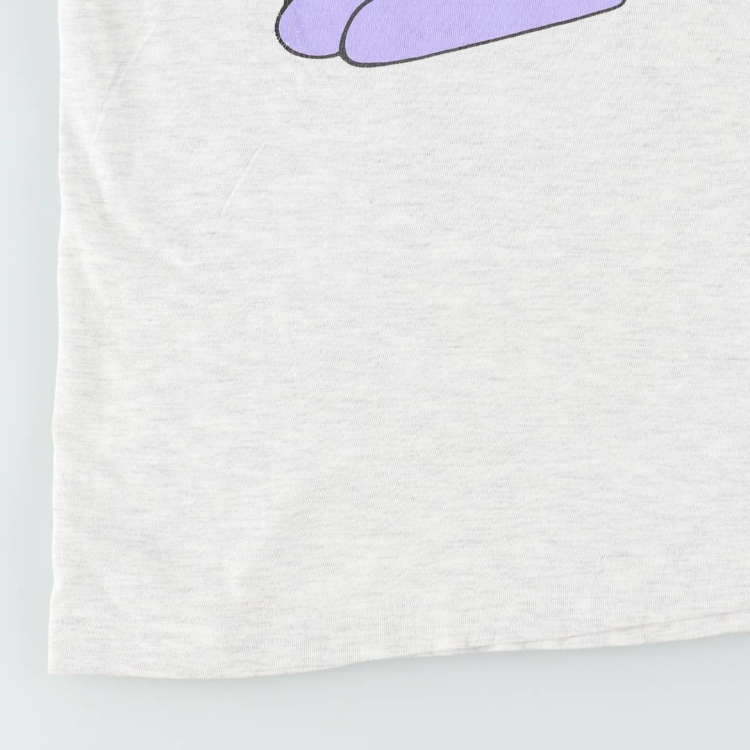 ~90'S GALAXY BY HARVIC Looney Tunes Dizzy De Ville Character Print T-Shirt Men's XL equivalent Vintage cotton gray type Vintage Second Hand
