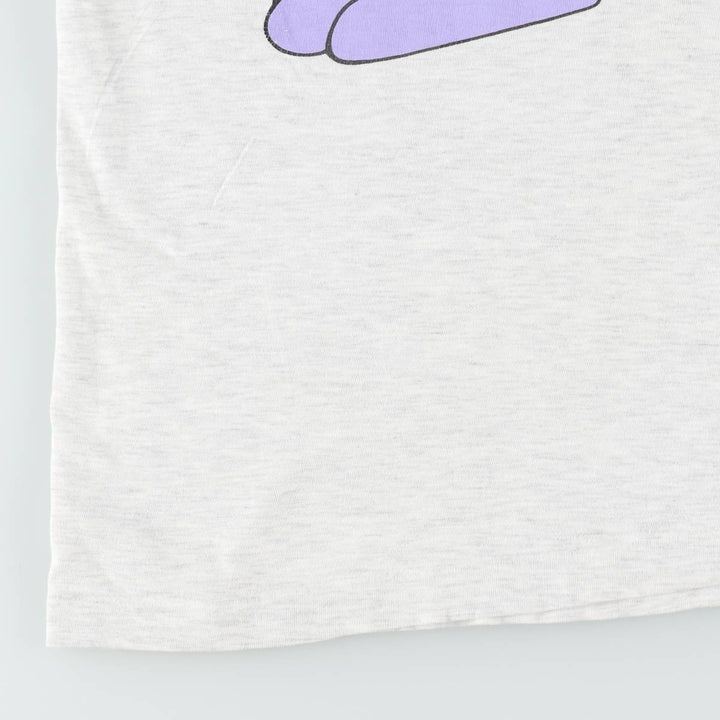 ~90'S GALAXY BY HARVIC Looney Tunes Dizzy De Ville Character Print T-Shirt Men's XL equivalent Vintage cotton gray type Vintage Second Hand