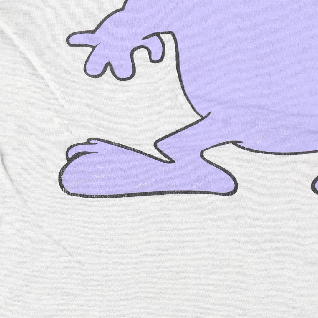 ~90'S GALAXY BY HARVIC Looney Tunes Dizzy De Ville Character Print T-Shirt Men's XL equivalent Vintage cotton gray type Vintage Second Hand