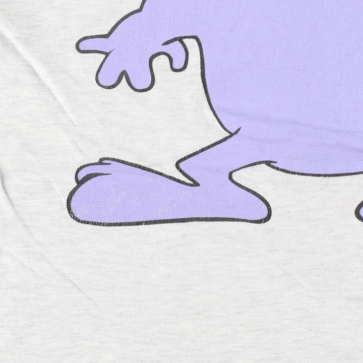 ~90'S GALAXY BY HARVIC Looney Tunes Dizzy De Ville Character Print T-Shirt Men's XL equivalent Vintage cotton gray type Vintage Second Hand