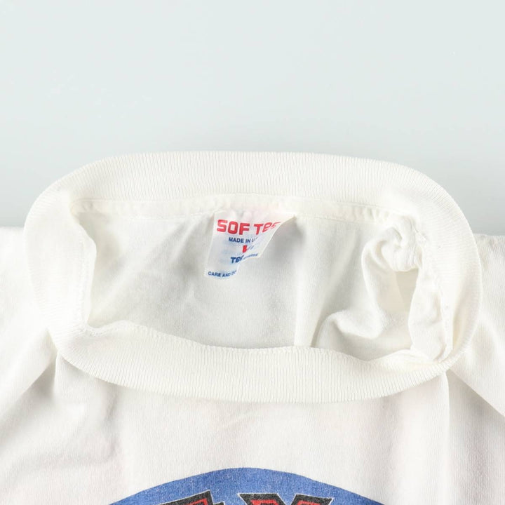 90'S SOF TEE LOONEY TUNES Character Print T-Shirt Made in USA Men's XL Equivalent Vintage cotton white type Vintage Second Hand