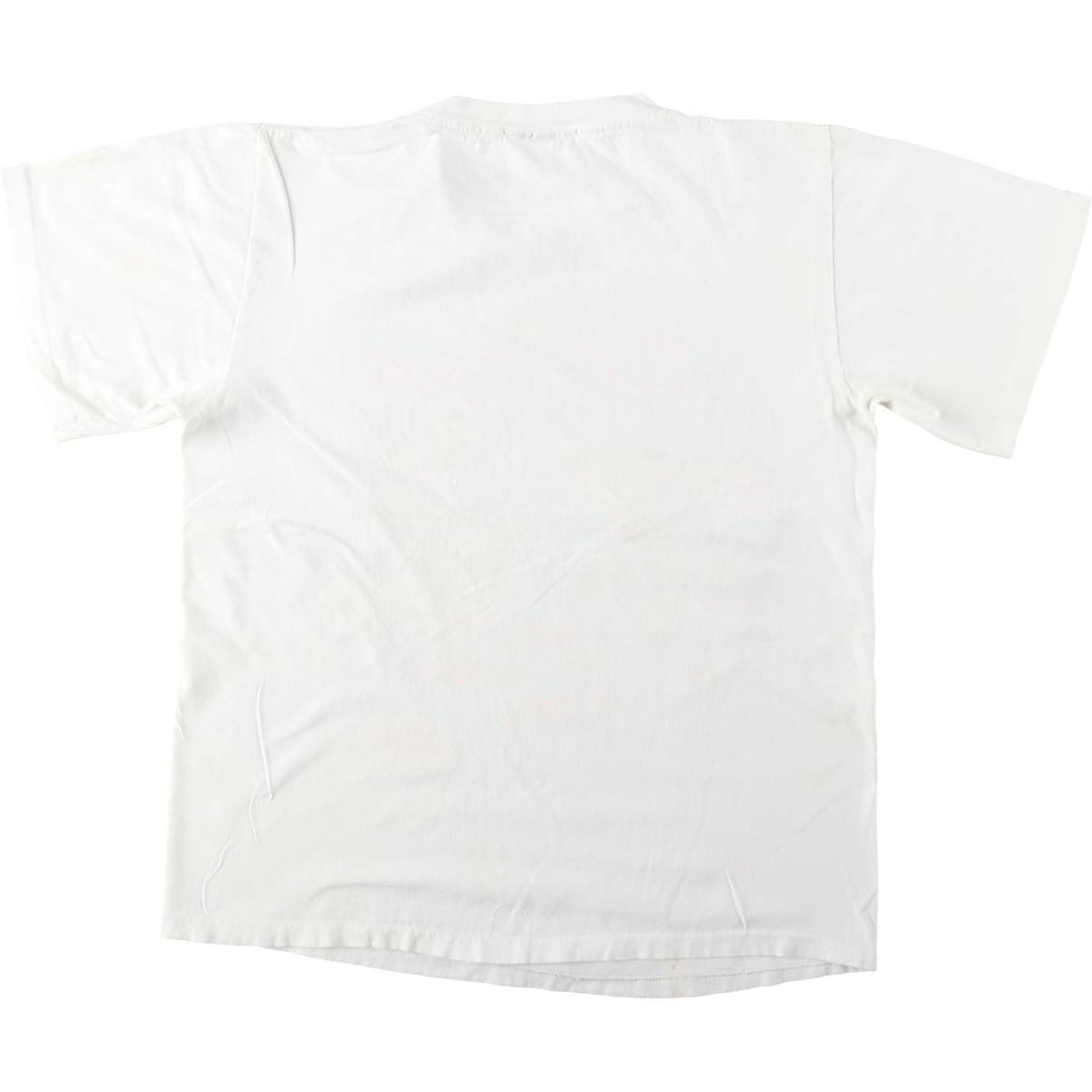 90'S Ren and Stimpy character print T-shirt, men's size M equivalent, vintage. unclear white type Vintage Second Hand