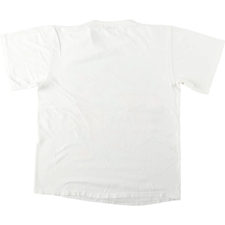 90'S Ren and Stimpy character print T-shirt, men's size M equivalent, vintage. unclear white type Vintage Second Hand