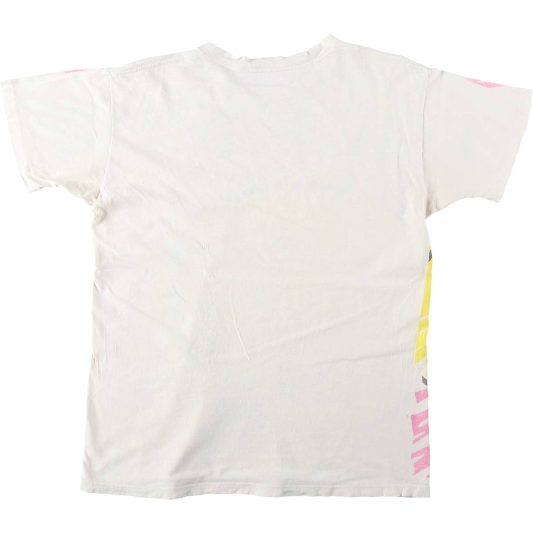 90'S Looney Tunes Tweety Large Print Character T-Shirt Men's Size M (Equivalent) Vintage unclear white type Vintage Second Hand