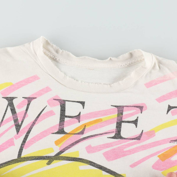 90'S Looney Tunes Tweety Large Print Character T-Shirt Men's Size M (Equivalent) Vintage unclear white type Vintage Second Hand