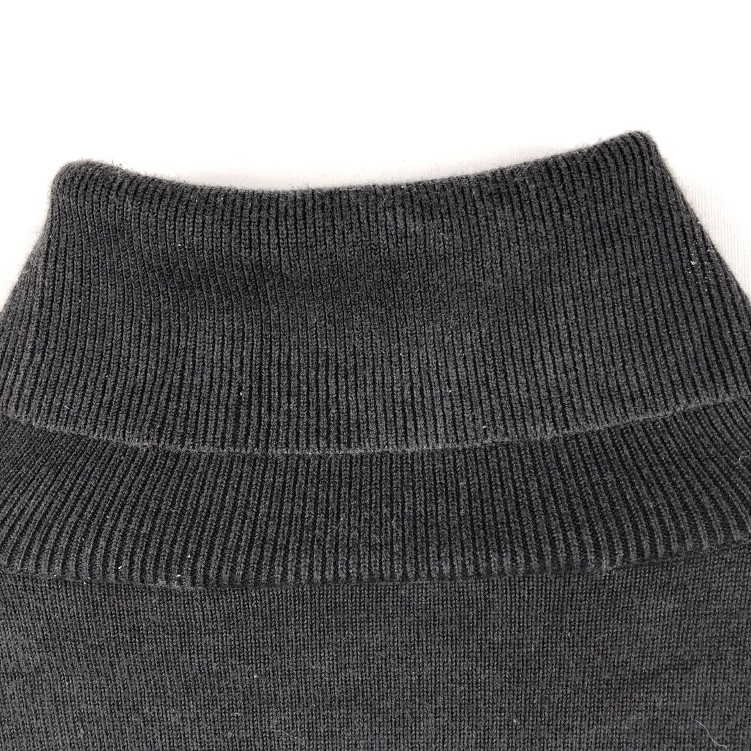 2000'S Ralph Lauren POLO JEANS COMPANY Diamond Pattern Turtleneck Cotton Knit Sweater, Women's Size L (approx.) cotton black type Vintage Second Hand