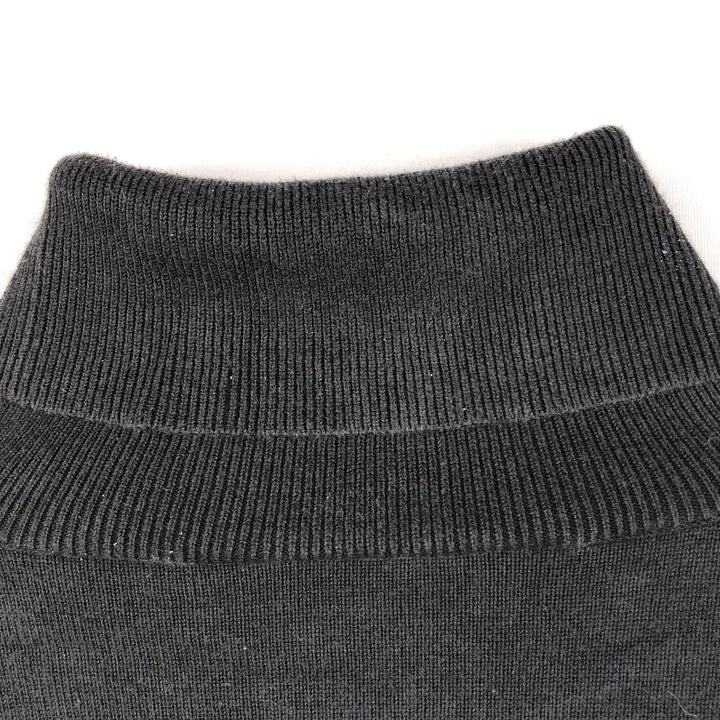 2000'S Ralph Lauren POLO JEANS COMPANY Diamond Pattern Turtleneck Cotton Knit Sweater, Women's Size L (approx.) cotton black type Vintage Second Hand