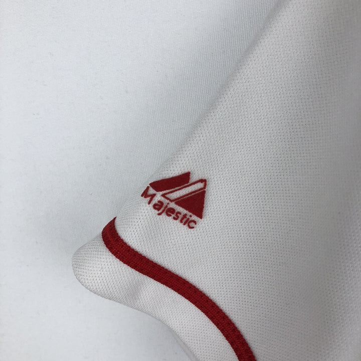 ~2000'S Majestic MLB Los Angeles Angels Game Shirt Baseball Shirt Made in USA Women's Size S polyester white type Vintage Second Hand